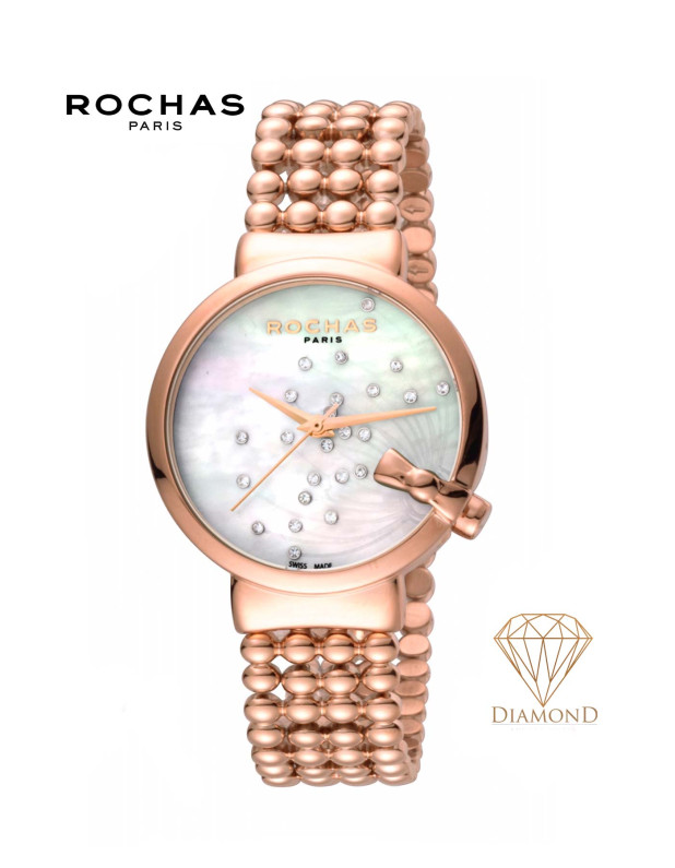 ROCHAS Ladies Diamond Watch